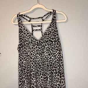 Aqua Green swim top leopard print. New with tags
